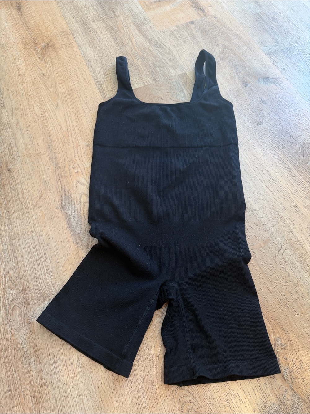 Girls' Black Bike Shorts Romper - Unbranded